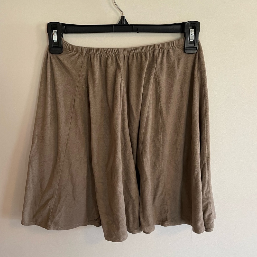 Brandy Melville faux suede skirt